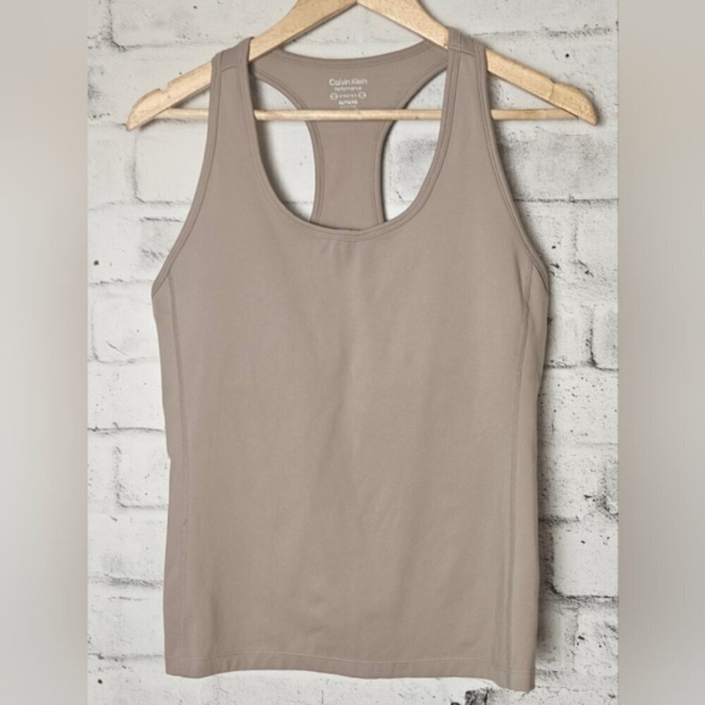 Calvin Klein Performance Racerback Tank Top - Picture 1 of 8
